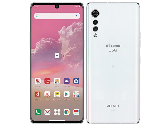 新品］SIMフリー デュアルスクリーンセット LG VELVET L-52A [オーロラ