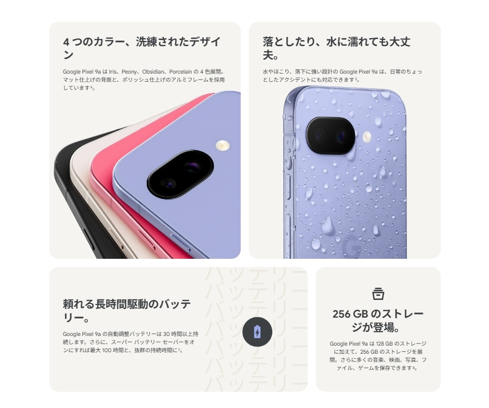 新品」SIMフリー Google Pixel 9a 128GB [Obsidian] 本体