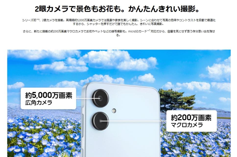 新品開封済み・ドコモ版」SIMフリー Galaxy A25 5G SC-53F [Blue] 64GB