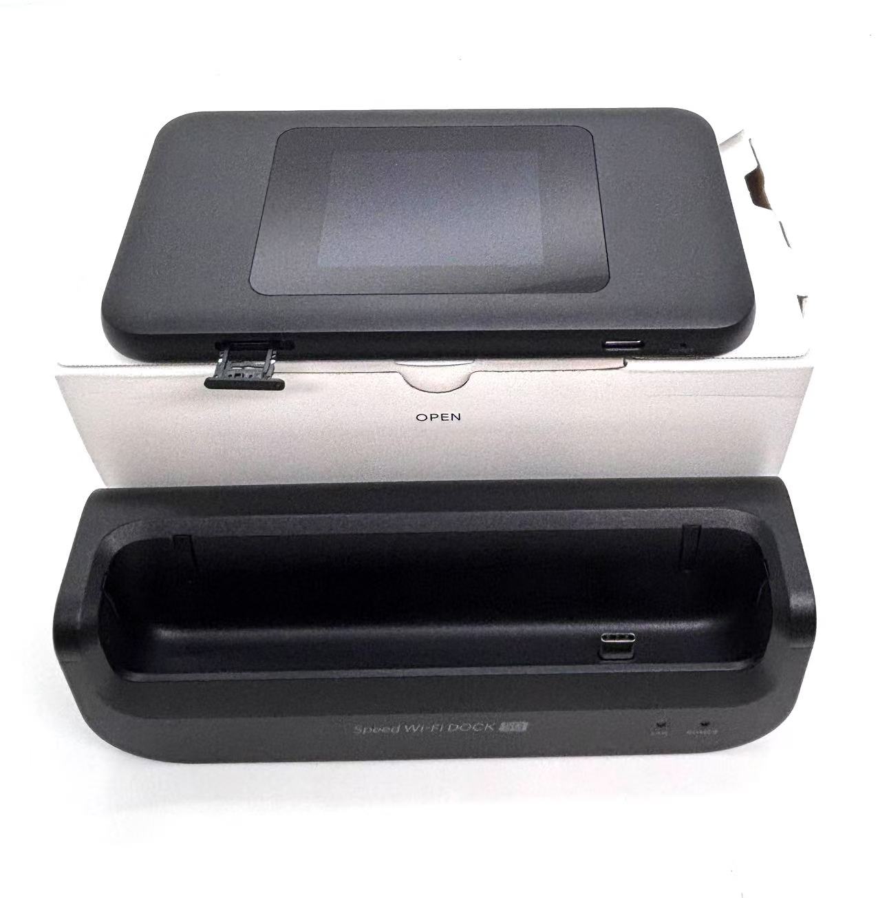 中古品・ランクA」Speed Wi-Fi DOCK 5G 01 [ブラック] CPS01 モバイル