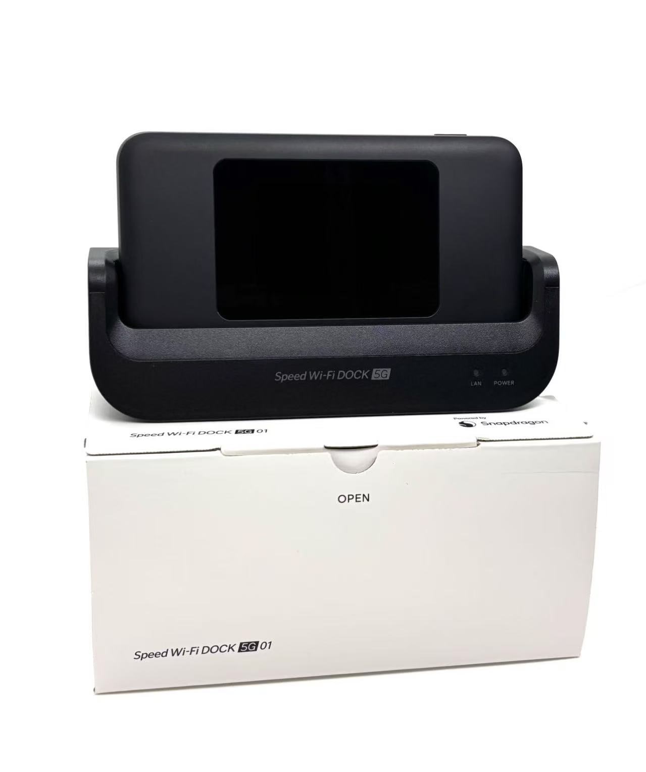 中古品・ランクA」Speed Wi-Fi DOCK 5G 01 [ブラック] CPS01 モバイル