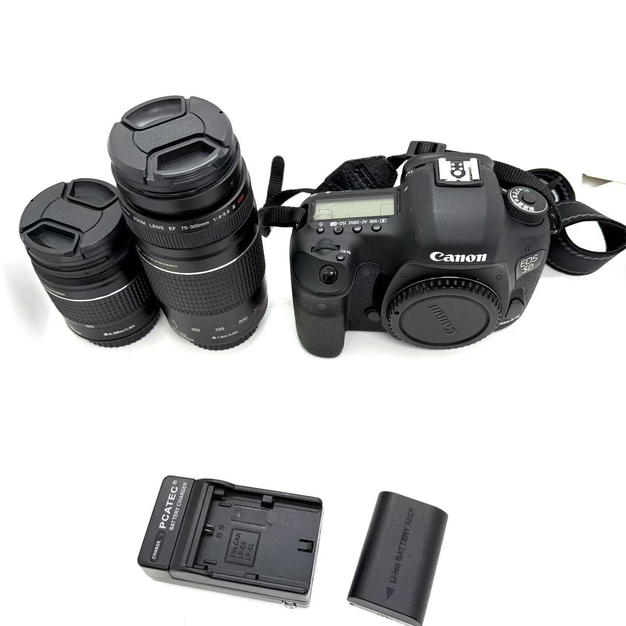 [中古品]CANON EOS 5D Mark III ボディ レンズ28-80mm 75-300mm 訳 | カメラ・ビデオカメラ,デジタル ...