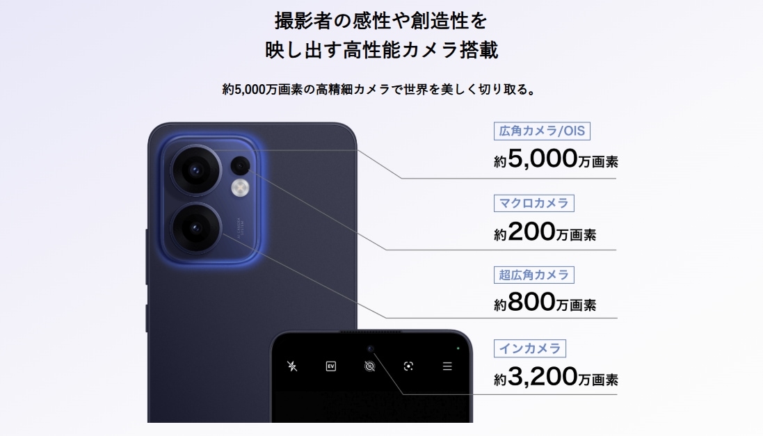 OPPO Reno13 A SIM�t���[ [�A�C�X�u���[]