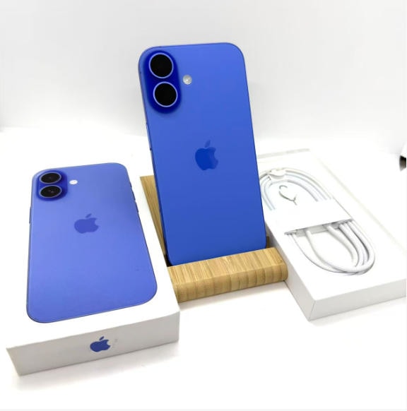 未使用品]SIMフリー iPhone 16 128GB ウルトラマリン スマホ本体