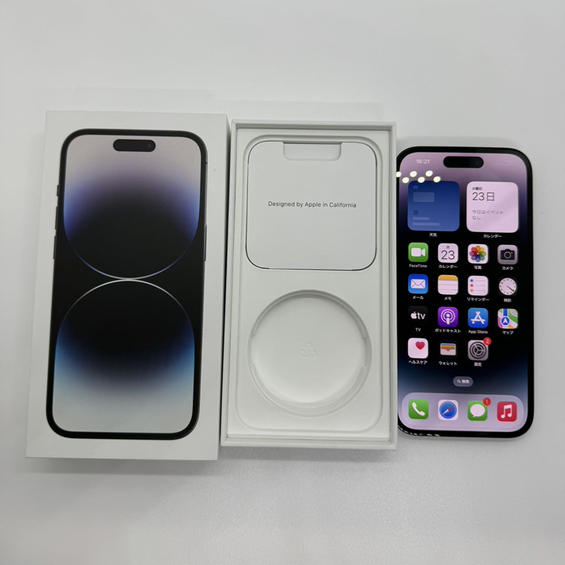 中古品・Bランク] iPhone 14 Pro 128GB スペースブラック SIMフリー