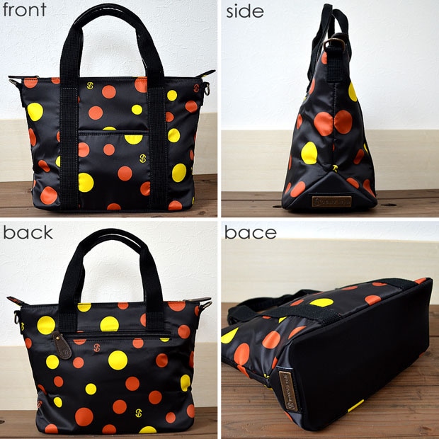 本体生地は、トニースタイルが厳選した超軽量の
素材＆こだわったオリジナルプリントを施した
他には無い個性的なおしゃれなバッグ♪