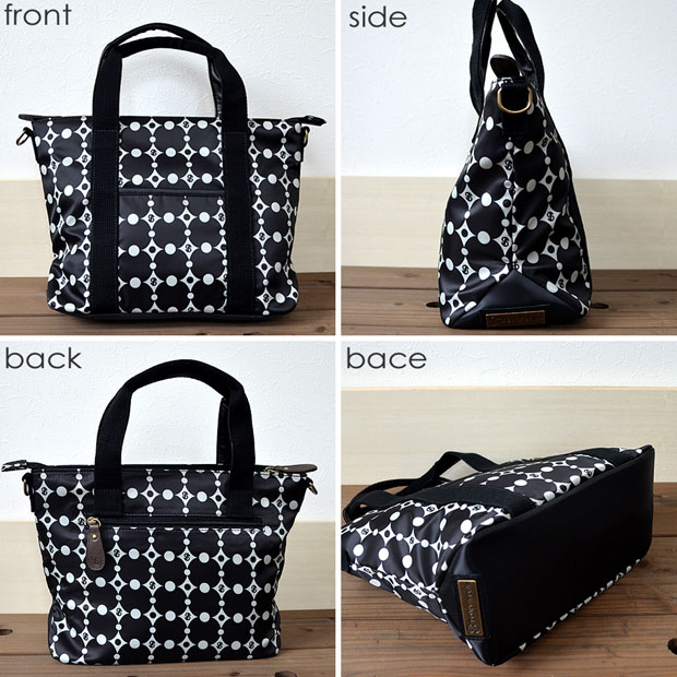 本体生地は、トニースタイルが厳選した超軽量の
素材＆こだわったオリジナルプリントを施した
他には無い個性的なおしゃれなバッグ♪