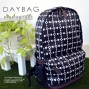 【実用新案ぴたっリュック】<br>シンプルデイバッグ<br>～モノグラムブラック～