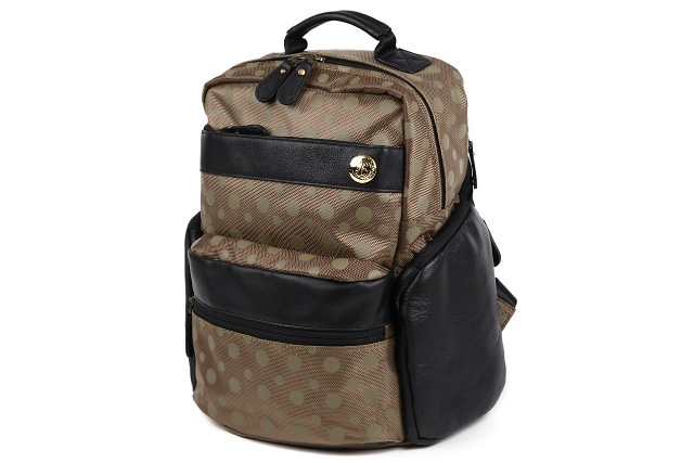 【TONYstyleリュック】<br>牛革付属スクエアリュックサック<br>～カーキ～