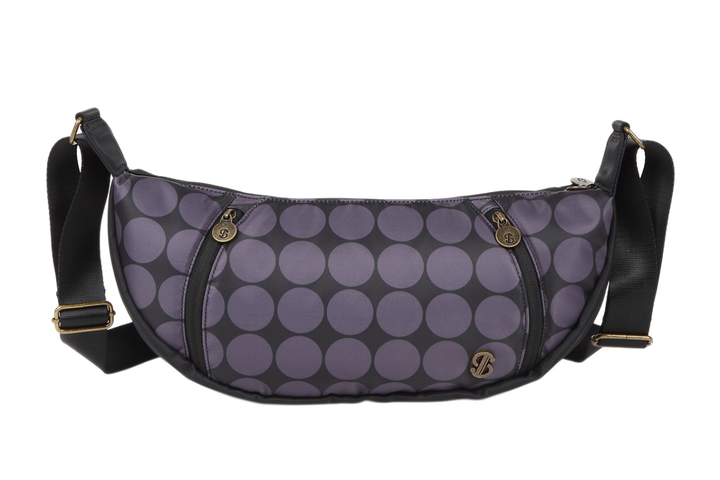 【TONYstyleショルダー】<br>レトロドット柄バナナSD<br>～コスモブラック～