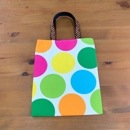 【水玉ドットシンプルトート】＜ビッグポップ＞　A４トート　レッスンバッグ　おでかけ　お散歩バッグ　カラフルドット