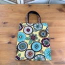 【水玉ドットシンプルトート】＜ボタニカルドット＞　A４トート　レッスンバッグ　おでかけ　お散歩バッグ　カラフルドット