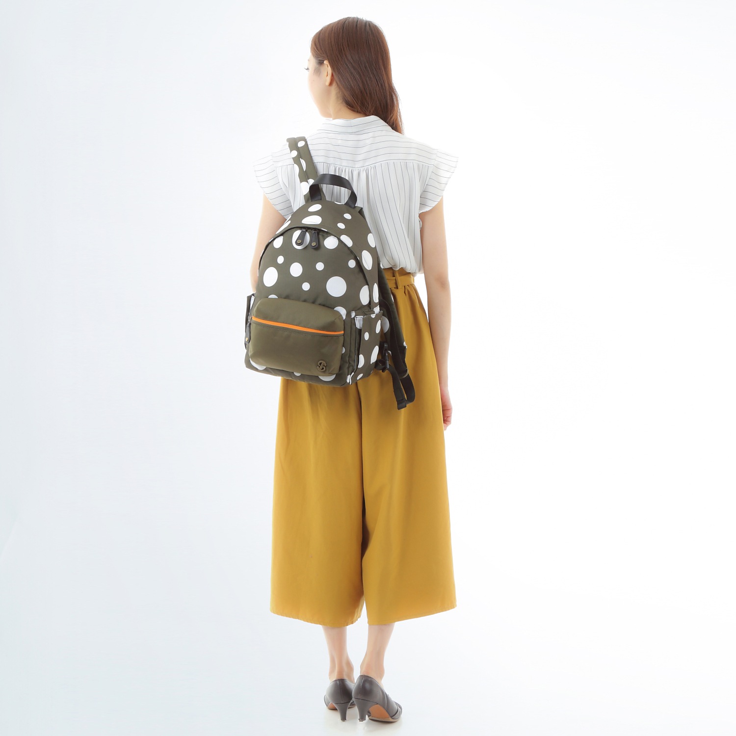 【実用新案特許取得】〈TONYstyle〉ぴたっリュック＜水玉レッド＞ 疲れないリュック 姿勢が良くなるリュック ズレないリュック ずれないリュック リュックサック 軽量 疲れにくい 姿勢が良くなる 水玉柄 ドット柄 撥水加工 バッグ