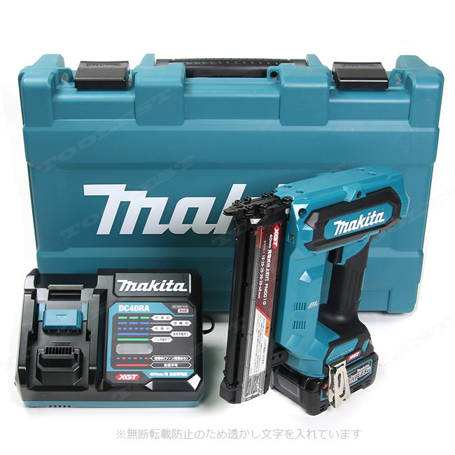 マキタ　40Vmax　40mm充電式仕上釘打　FN001GRDX　Li-ion充電池(BL4025)2個　充電器(DC40RA)　ケース