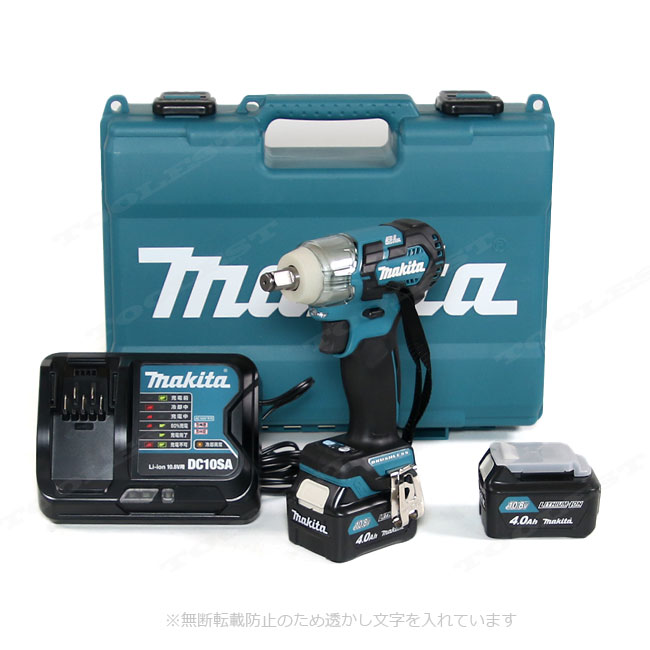 マキタ　10.8V　充電式インパクトレンチ　TW161DSMX　4.0Ah　Li-ion充電池(BL1040B)2個　充電器(DC10SA)　ケース
