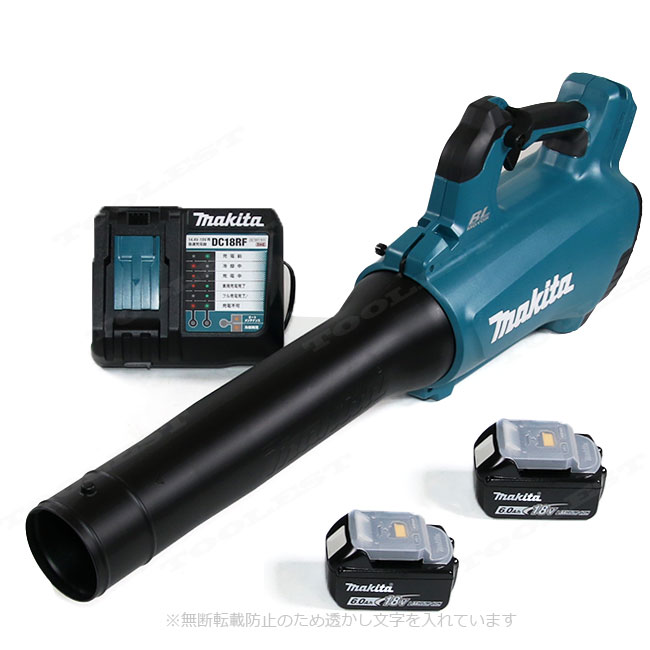 マキタ　18V　充電式ブロワ　MUB184DRGX　6.0Ah Li-ion充電池(BL1860B)2個　充電器(DC18RF)
