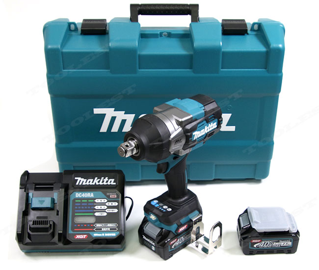 マキタ　40Vmax　充電式インパクトレンチ　TW001GRDX　Li-ion充電池(BL4025)2個　充電器(DC40RA)　ケース