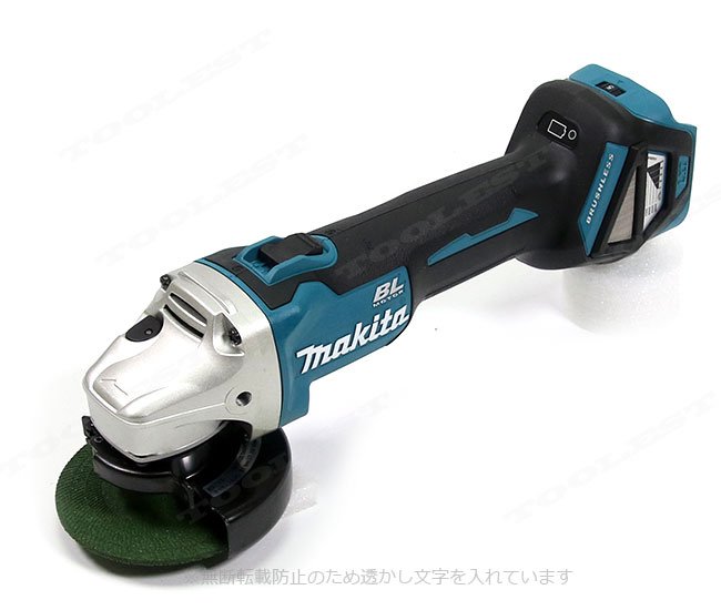 マキタ　18V　100mm　充電式ディスクグラインダ　GA412DZ　本体のみ（充電池・充電器・ケース別売）