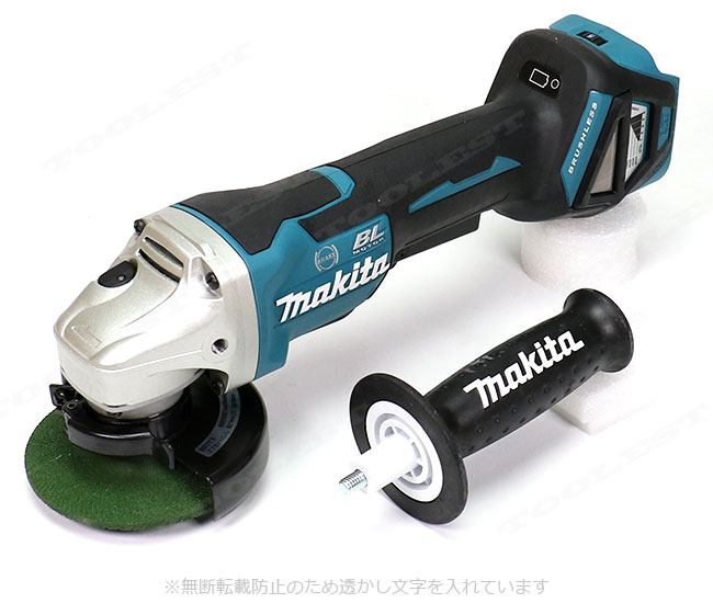 マキタ　18V　100mm 充電式ディスクグラインダ　GA418DZ　本体のみ（充電池・充電器・ケース別売）※セットばらし品