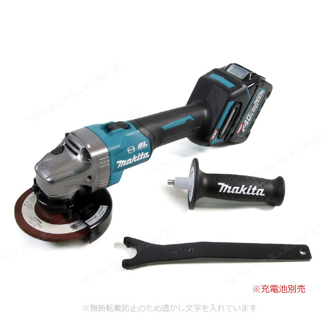 マキタ　40Vmax　125mm充電式ディスクグラインダ　GA002GZ　本体のみ（電池・充電器・ケース別売）