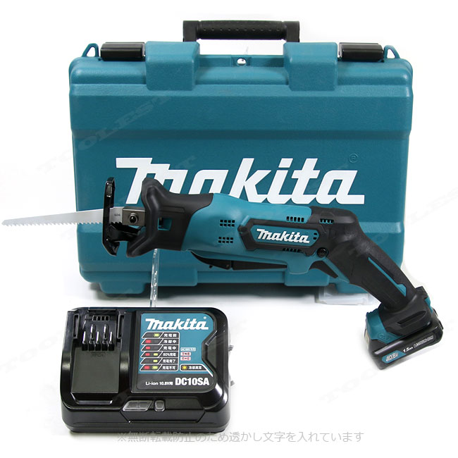 マキタ　10.8V　充電式レシプロソー　JR104DSH　1.5Ah Li-ion電池(BL1015)1個　充電器(DC10SA)　ケース