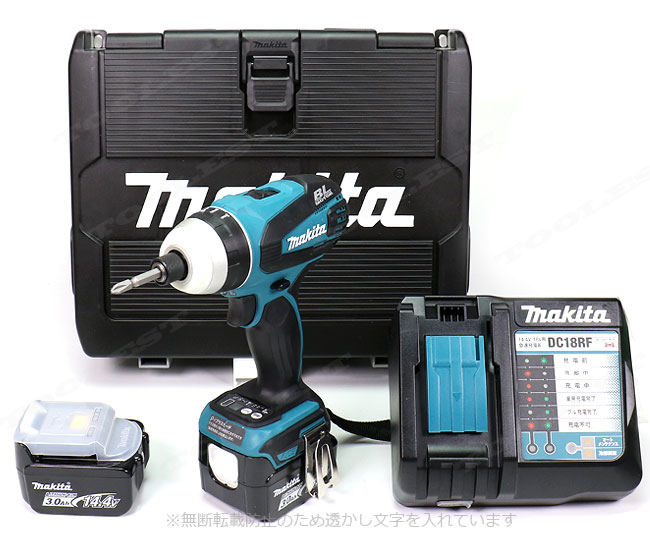 マキタ　14.4V　４モードインパクトドライバ（青）TP131DRFX　3.0Ah充電池(BL1430B)2個　充電器(DC18RF)　新型ケース