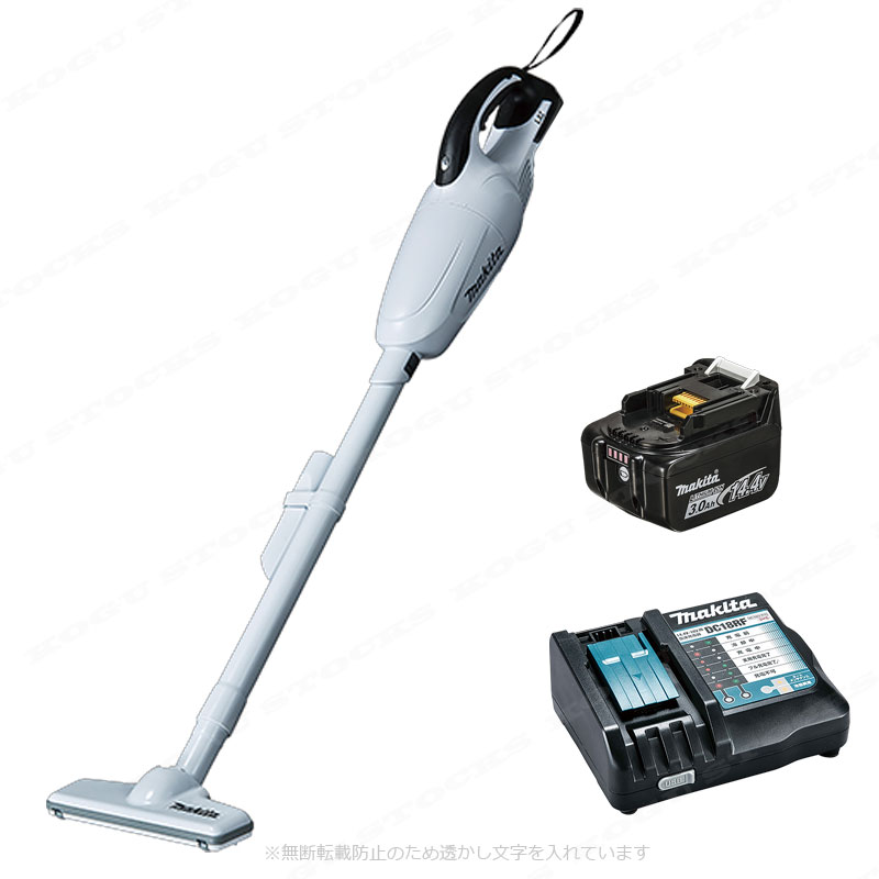 マキタ　14.4V　充電式（コードレス）クリーナ　CL140FDZW　3.0Ah Li-ion電池(BL1430B)1個　充電器(DC18RF)