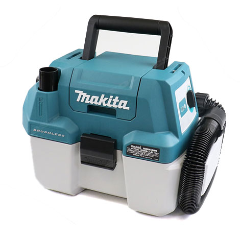 マキタ　18V　充電式コンパクト集じん機（小型タイプ）VC750DZ　本体のみ（充電池別売）ホース・ノズル付