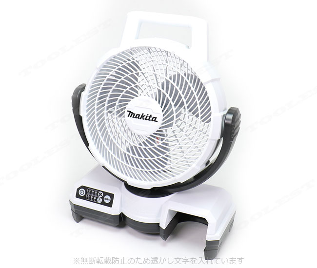マキタ　14.4V／18V／AC100V　充電式ファン（扇風機）自動首振りモデル（白）CF203DZW　本体のみ（充電池・充電器別売）