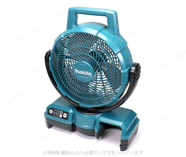 マキタ　10.8V／AC100V　充電式ファン（扇風機）自動首振りモデル（青）CF202DZ　本体のみ（充電池・充電器別売）