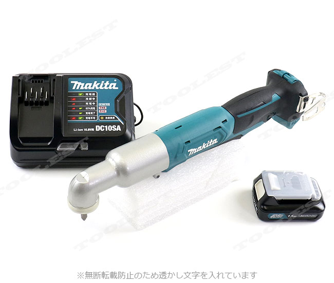 マキタ　10.8V（スライド式）充電式アングルインパクトドライバ　TL064DSH　Li-ion電池(BL1015)1個　充電器(DC10SA)　ケース