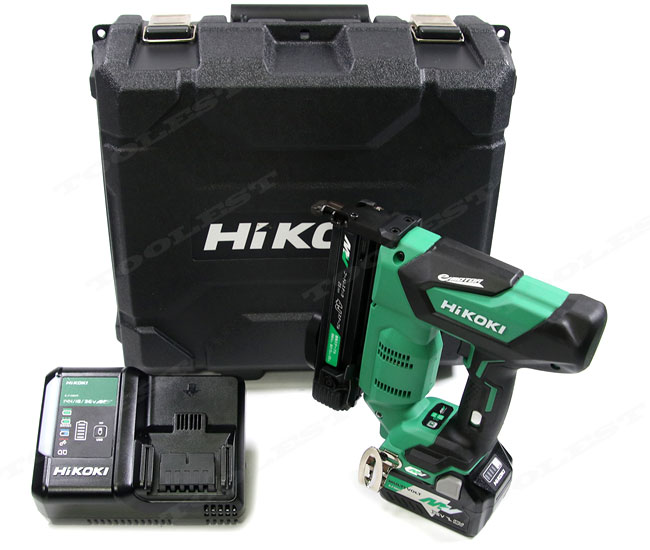 HIKOKI（ハイコーキ）36V　10mmコードレスタッカ　N3610DJ(XPZ)　マルチボルト充電池(BSL36A18X)1個　充電器(UC18YDL2)　ケース