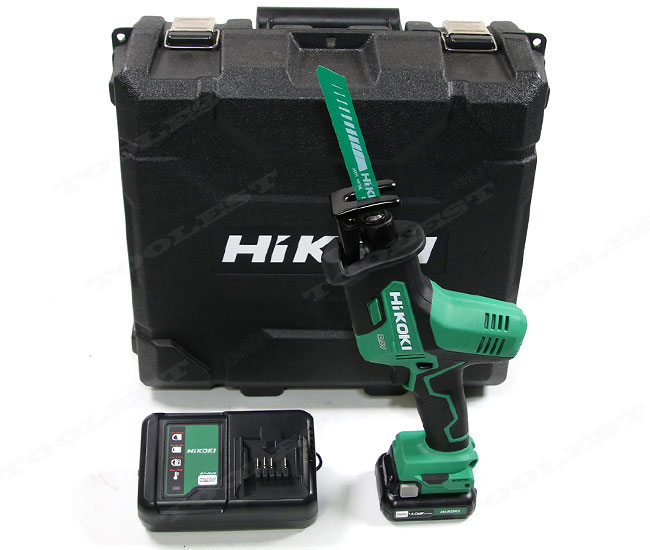 HIKOKI（ハイコーキ）10.8V　コードレスセーバソー　CR12DA(LS)　4.0Ah Li-ion充電池(BSL1240M)1個　充電器(UC12SL)　ケース