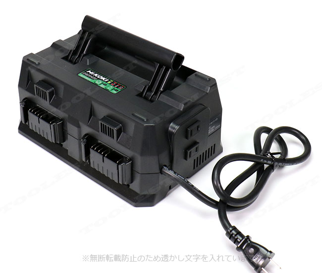 HIKOKI（ハイコーキ）マルチポート充電器　UC18YTSL　／　最大4つの電池を同時に充電完了