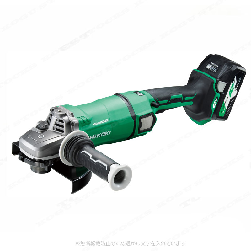 HIKOKI（ハイコーキ）マルチボルト（36V）180mm　ディスクグラインダ　G3618DA(2WP)　電池(BSL36B18)1個　充電器(UC18YDL2)　ケース　※トイシ不付