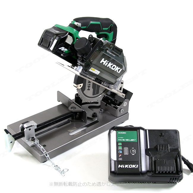 HIKOKI（ハイコーキ）36V　コードレスチップソー切断機　CD3605DFA(XPZ)　マルチボルト充電池(BSL36A18X)1個　充電器(UC18YDL2)