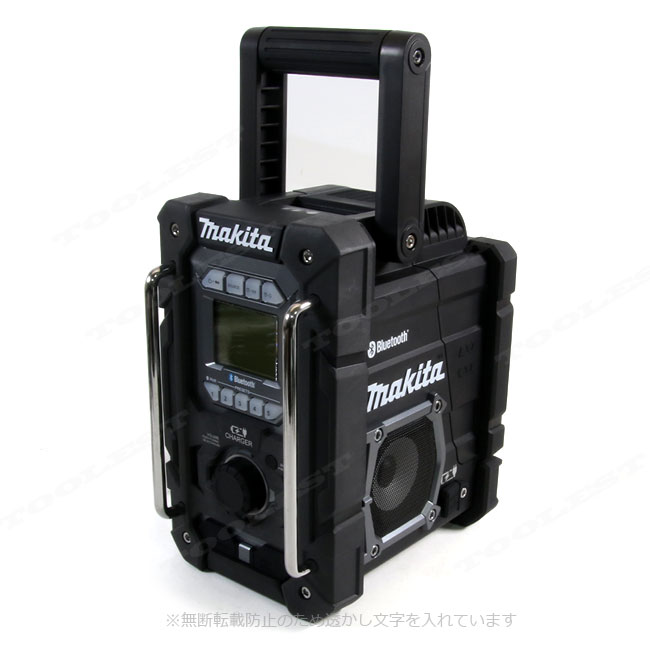 マキタ　14.4V／18V／10.8V(スライド式)／AC100V　充電機能付充電式ラジオ（黒）MR300B　※充電池別売