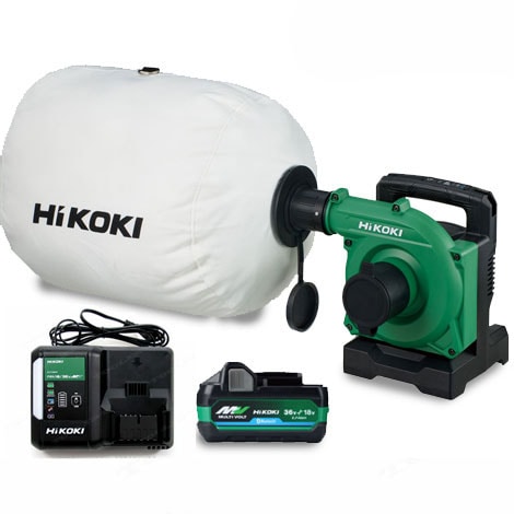 HIKOKI（ハイコーキ）36V　コードレス小形集じん機　R3640DA(XPSZ)　無線連動対応(BSL36A18BX)1個　充電器(UC18YDL2)　システムケース