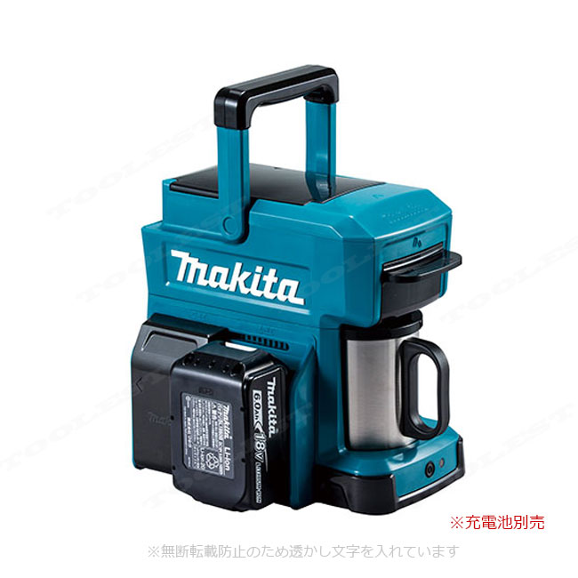 マキタ　18V/14.4V/10.8V　充電式コーヒーメーカー（青）CM501DZ　本体のみ（充電池・充電器別売）