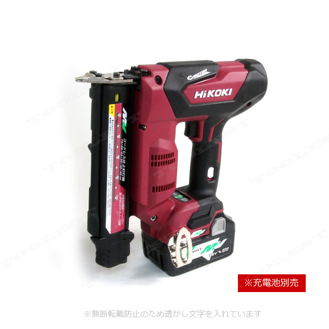 HIKOKI（日立工機）36V　コードレス仕上釘打機（レッド）　NT3640DA(NKR)　本体・ケース（充電池・充電器別売）