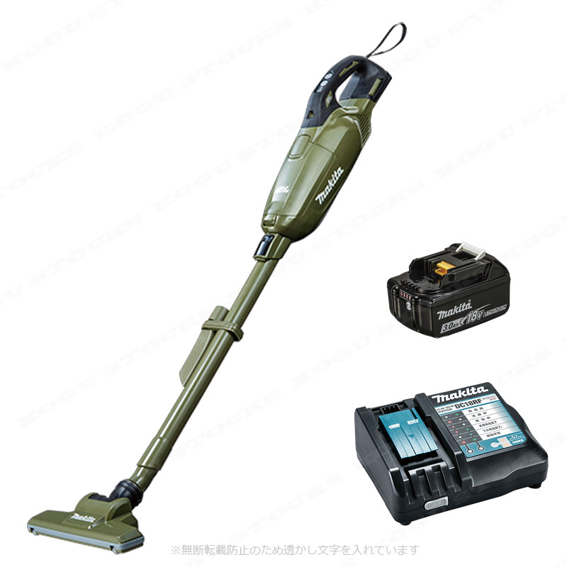 マキタ　18V　充電式クリーナ　CL285FDRFO　3.0Ah Li-ion電池(BL1830B)1個　急速充電器(DC18RF)