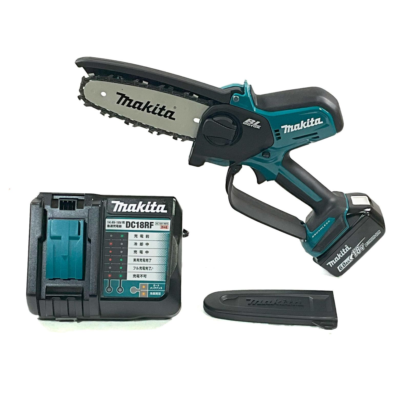 マキタ　18V　150mm　充電式ハンディソー　MUC150DRG　6.0Ah Li-ion充電池(BL1860B)1個　充電器(DC18RF)