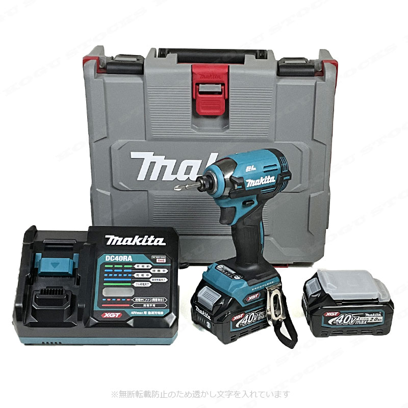 マキタ　40Vmax　充電式インパクトドライバ　TD003GRAX　青