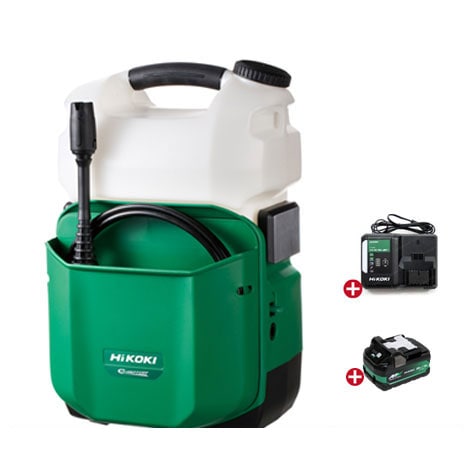 HIKOKI（ハイコーキ）18V　コードレス高圧洗浄機　AW18DBL(NN)　マルチボルト電池(BSL36A18X)　充電器(UC18YDL2)　セット品