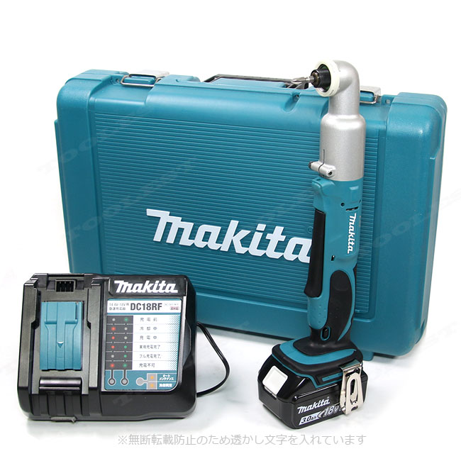 マキタ　18V　充電式アングルインパクトドライバ　TL061DRG　6.0Ah Li-ion電池(BL1860B)1個　充電器(DC18RF)　ケース