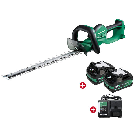 HIKOKI　36V　コードレス植木バリカン　CH3656DA(2XPZ)　マルチボルト充電池(BSL36A18X)2個　充電器(UC18YDL2)