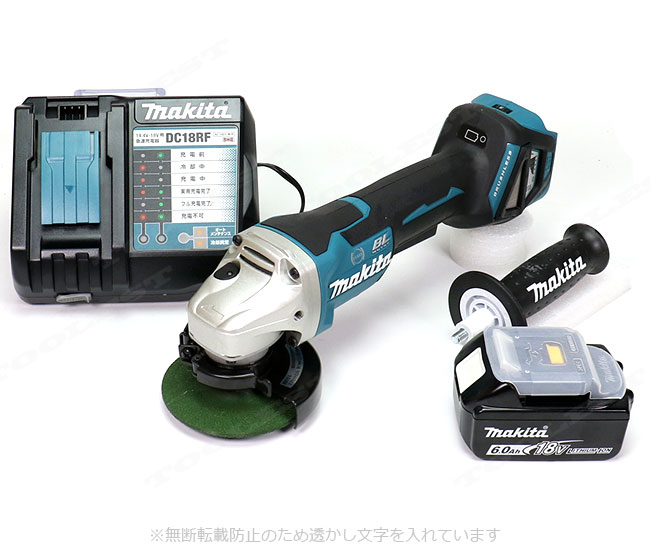 Makita 18V 100mm 充電式ディスクグラインダ セット品 GA418DRG