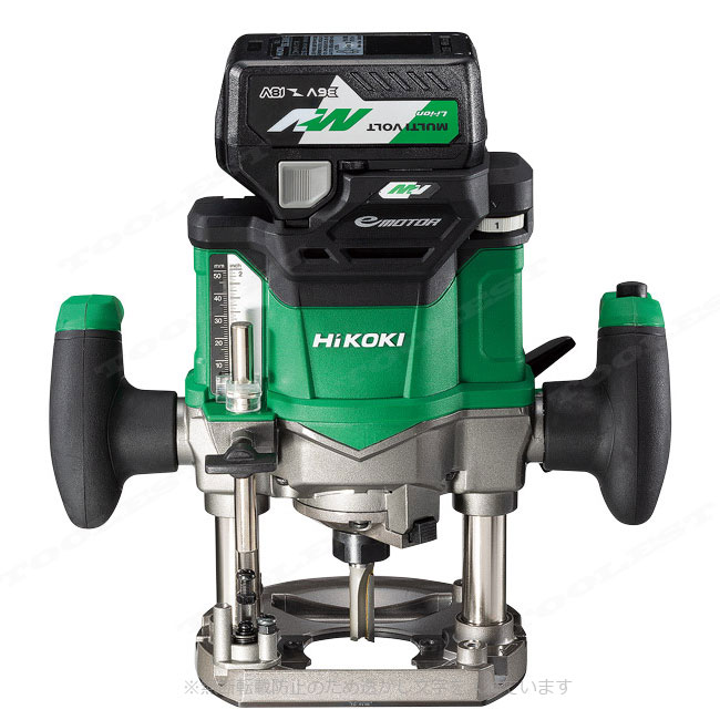 HIKOKI（ハイコーキ）36V　コードレスルータ　M3612DA(XP)　マルチボルト充電池(BSL36A18)1個　充電器(UC18YDL2)　システムケース