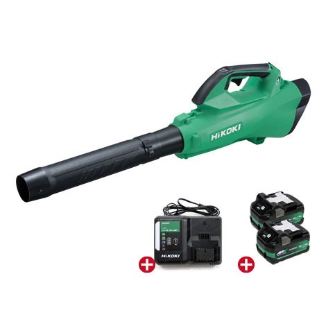 HIKOKI（ハイコーキ）36V　コードレスブロワ　RB36DA(2XPZ)　マルチボルト充電池(BSL36A18X)2個　充電器(UC18YDL2)