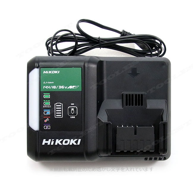 HIKOKI（ハイコーキ）36V　ロータリハンマドリル・集じんシステム付　DH36DPF(2XPZ)　マルチボルト充電池(BSL36A18X)2個　充電器(UC18YDL2)　ケース